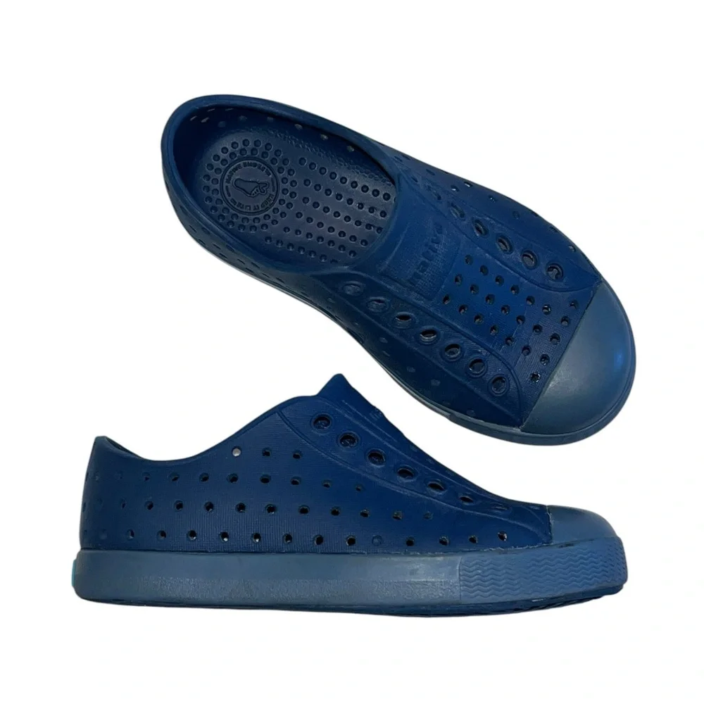 Native Jefferson Blue on Blue Slip On Shoes